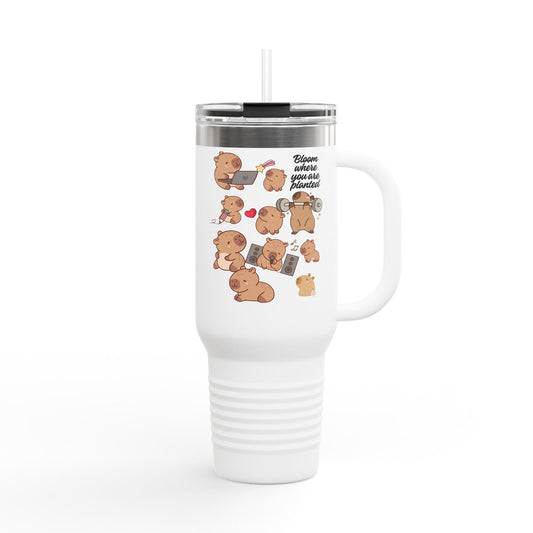 Capybara Insulated Travel Mug - 40oz | Durable & Convenient